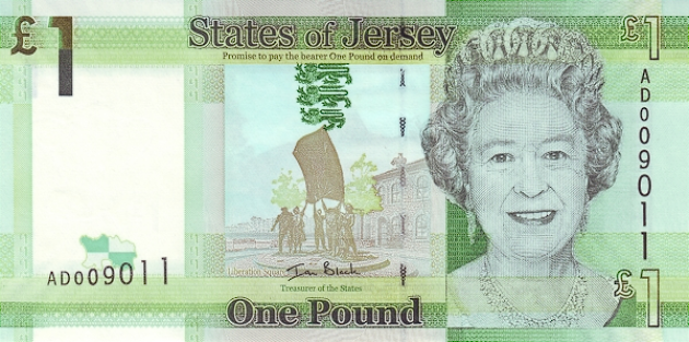 P32a Jersey - 1 Pound (2010)